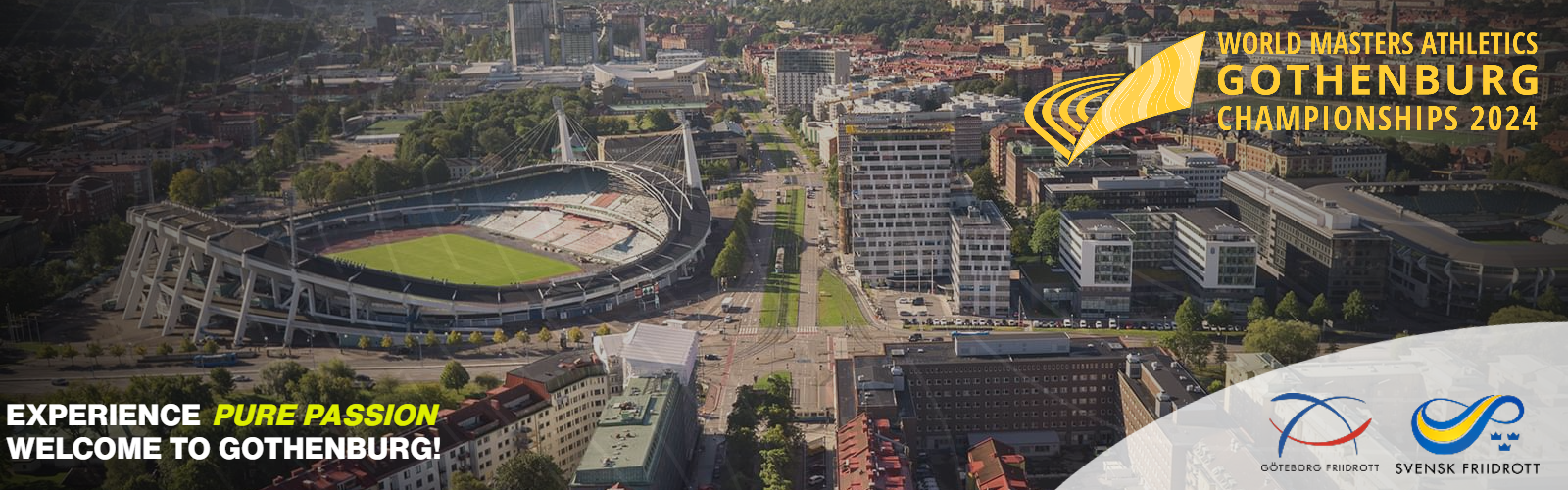 Gothenburg 2024 world Championships Aerial View