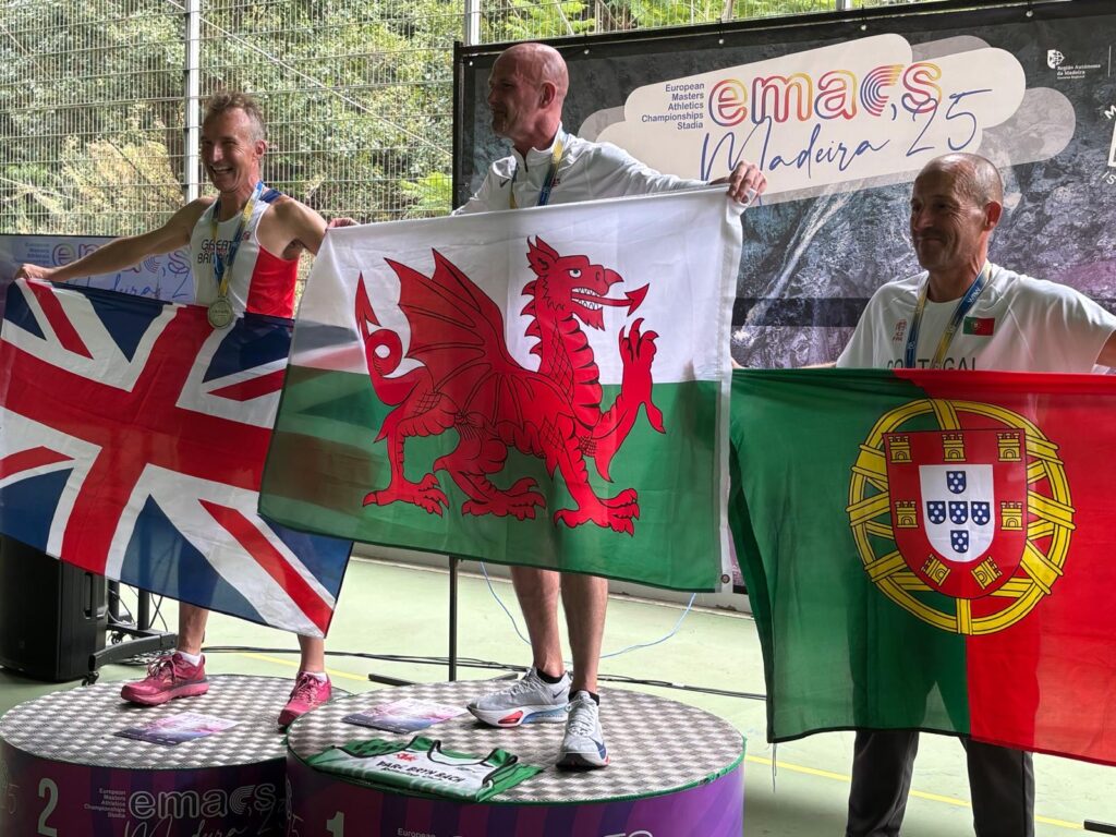 M50 Half marathon medal ceremony EMACS2025