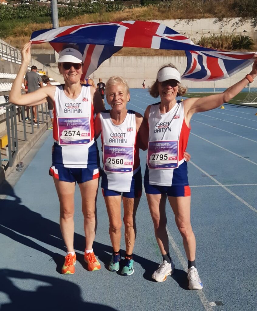 Marian Grace, Carolyn Gale and Sarah Roberts 10000m