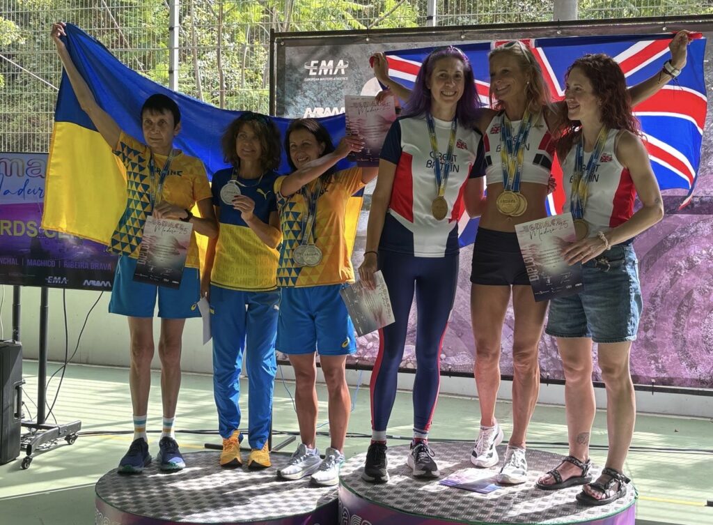 W40 Half marathon team winners EMACS2025