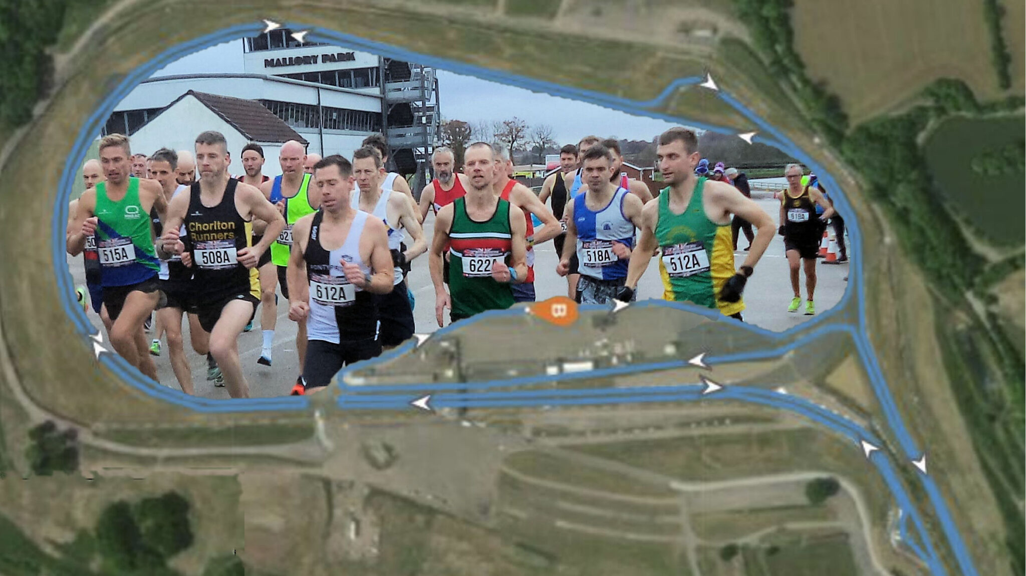 Cheers at the Mallory Park Road Relays BMAF British Masters